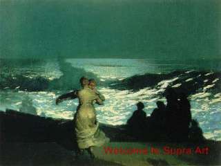 Summer Night Winslow Homer Repro oil painting  