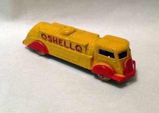 Vintage Diecast 1939 41 Tootsietoy #1009 Shell Oil Tanker Truck  