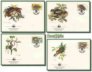 WWF wildlife Reptiles snakes FDC Jamaica 1984  