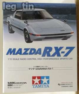 10 Tamiya 58493 RC Mazda RX 7 (M06) Model Kit M 06  