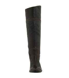LUCKY BRAND ELENA WOMENS BLACK PULL ON TALL BOOTS $199  