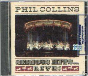 PHIL COLLINS, SERIOUS HITS… LIVE. FACTORY SEALED CD. In English.