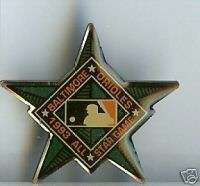 Baltimore Orioles 1993 ALL STAR GAME MLB Baseball Pin  