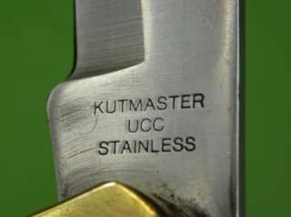 US KUTMASTER UCC Lock Back Folding Pocket Knife  