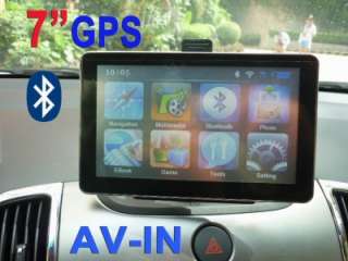 car gps navigation 128MB RAM bluetooth AV IN multi languages+2GB 