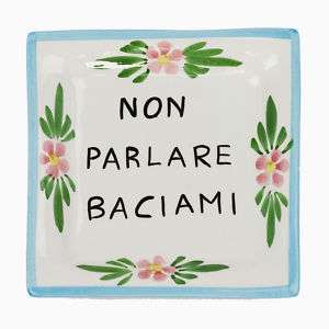 Italian Pottery Ceramic Proverb Tile Italy AP PARL  