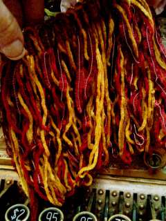LOOP FRINGE Chenille Rayon ANTIQUE GOLD BRICK RED  