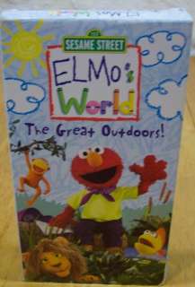   Street ELMOS WORLD The Great Outdoors VHS VIDEO 794645532636  
