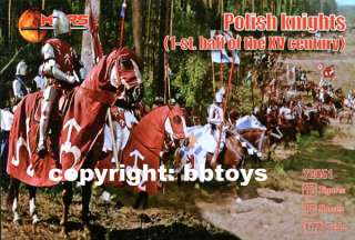 72 Figuren MARS 72051 Polish Knights Polen Ritter zu Pferd 