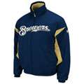 Milwaukee Brewers Authentic Collection Navy Therma Base™ Triple Peak 