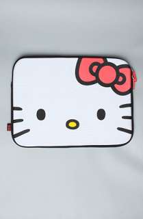 Loungefly The Hello Kitty Face 13 Laptop Case in White  Karmaloop 