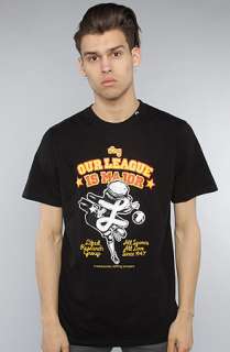 LRG The Our League Is Major Tee in Black  Karmaloop   Global 