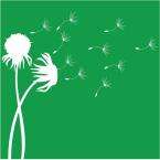  36 In. x 72 In. Giant Dandelions Trace and Paint 
