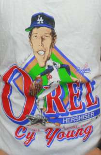 Vintage Deadstock Orel Hershiser Cy Young Caricature Tank  Karmaloop 