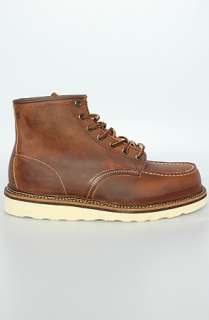 Red Wing The 6 Moc Boot in Copper Rough Tough Leather  Karmaloop 
