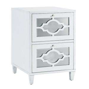 Home Decorators Collection Reflections White File Cabinet 