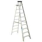 Werner 10 ft. Aluminum Step Ladder 300 Lb. Load Capacity ( Type IA 
