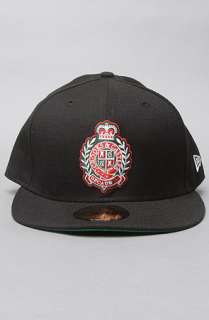Crooks and Castles The Decade Crest Fitted Hat in Black  Karmaloop 