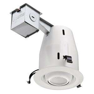 Lithonia Lighting 4 In. White Recessed Eyeball Kit LK4EMW at The Home 