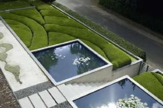 Moderne Gartenarchitektur   minimalistisch, formal, puristisch