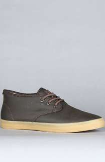 Gravis The Quarters LX Sneaker in Brown Wax  Karmaloop   Global 