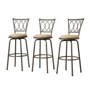 Home Decorators Collection 24 29 In. H Scroll Back Barstools (Set of 3 