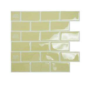 Smart Tiles 1.5 in. x 3 in. Organik Mosaik Wall Applique 1021 at The 