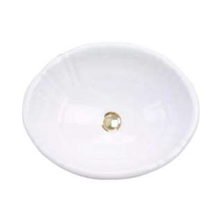  Oval Vitreous China Vessel Sink in Balsa 1002.000.06 