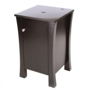 Eastside 18 in. W x 18 in. D x 29 in. H Vanity in Espresso with 