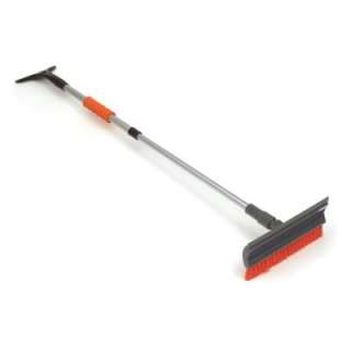 45 in. Telescoping Snow broom and Ice Scraper with 11 in. Pivoting 