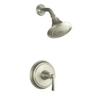   Handle Single Spray Shower Faucet Trim Only in Vibrant Brushed Nickel