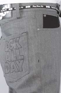 DGK The All Day 2 Slim Fit Jeans in Grey Raw Wash  Karmaloop 