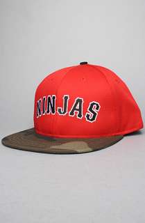 RockSmith The Ninja Camo Snapback Cap in Red  Karmaloop   Global 