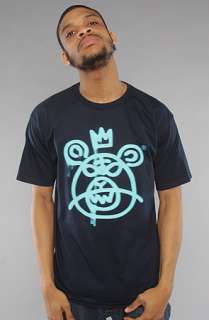 Mishka The Blur Mop Tee in Navy  Karmaloop   Global Concrete 