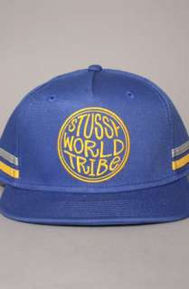 123SNAPBACKS Stussy World Tribe Snapback HatBlue  Karmaloop 