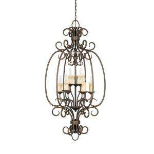 World Imports Sheffield Collection 9 Light Foyer Chandelier in French 