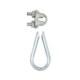 Lehigh Wire Rope Thimble and Clamps 7310 12  