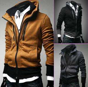 South Korea mens hoodie jacket coat sweatshirt 3 colors size XS /S 