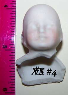Adorable Painted Baby German Victorian Shoulder Head Doll Plate Frozen 