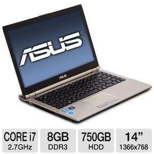 ASUS U46E BAL6 Refurbished Notebook PC   Intel Core I7 2620M 2.7GHz 
