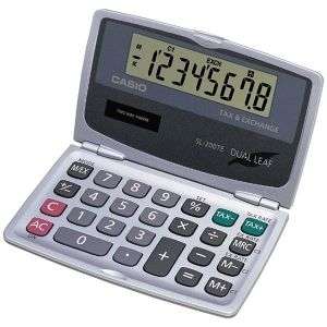 Casio SL 200TE Folding Tax And Currency Exchange Calculator at 