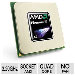 AMD HDZ955FBK4DGM Phenom II X4 955 Processor   Quad Core, 6MB L3 Cache 