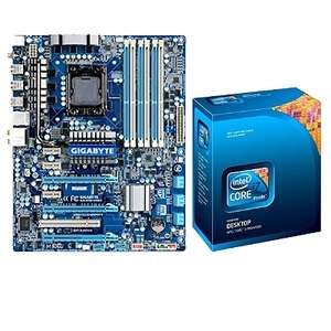 Gigabyte GA X58 USB3 Motherboard and Intel Core i7 950 3.06 GHz Quad 