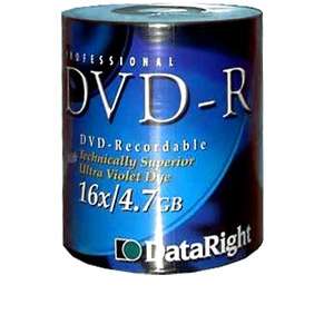 DataRight 627 DVD R Spindle   100 Pack, 16X, 4.7GB 