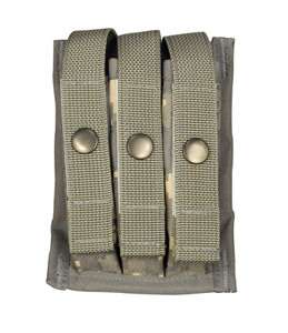 MOLLE 9 mm Triple Mag Pouch Army ACU Digital Camouflage  