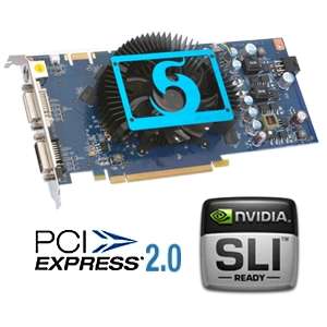 Sparkle GeForce 9600 GT Video Card   512MB DDR3, PCI Express 2.0, (2 