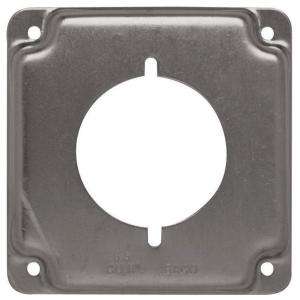 Raco 1 Gang Square 30   50 Amp Receptacle Cover 810C 