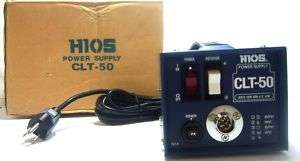 HIOS CLT 50 POWER SUPPLY FOR TORQUE SCREWDRIVER 3000/5000/6500 (NEW IN 