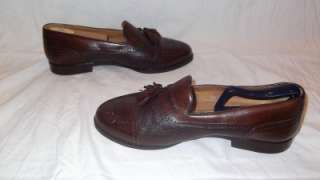 Mens SHOES Mezlan Havanna Loafers Dress 9 W Tassle Work  