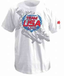 Fox Racing Team USA 2010 MXoN T Shirt Tee MXdN MX  